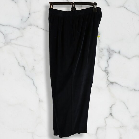 Alfred Dunner Luxe Be A Lady Black Pull On Pants With Pockets Tag Size 14 NWT - Picture 3 of 10